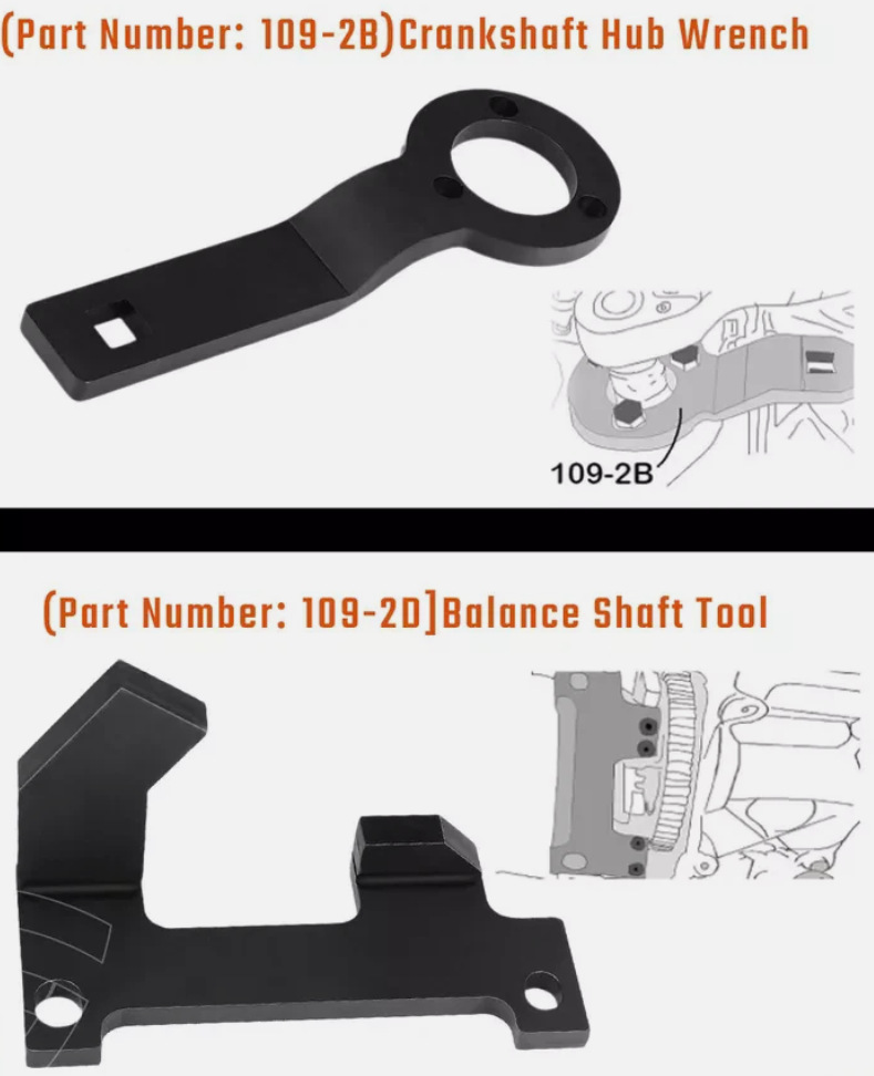Timing Tool for Peugeot 2008 408 308S Citroen C3 C4 1.2t Engine, Balance Shaft Tool