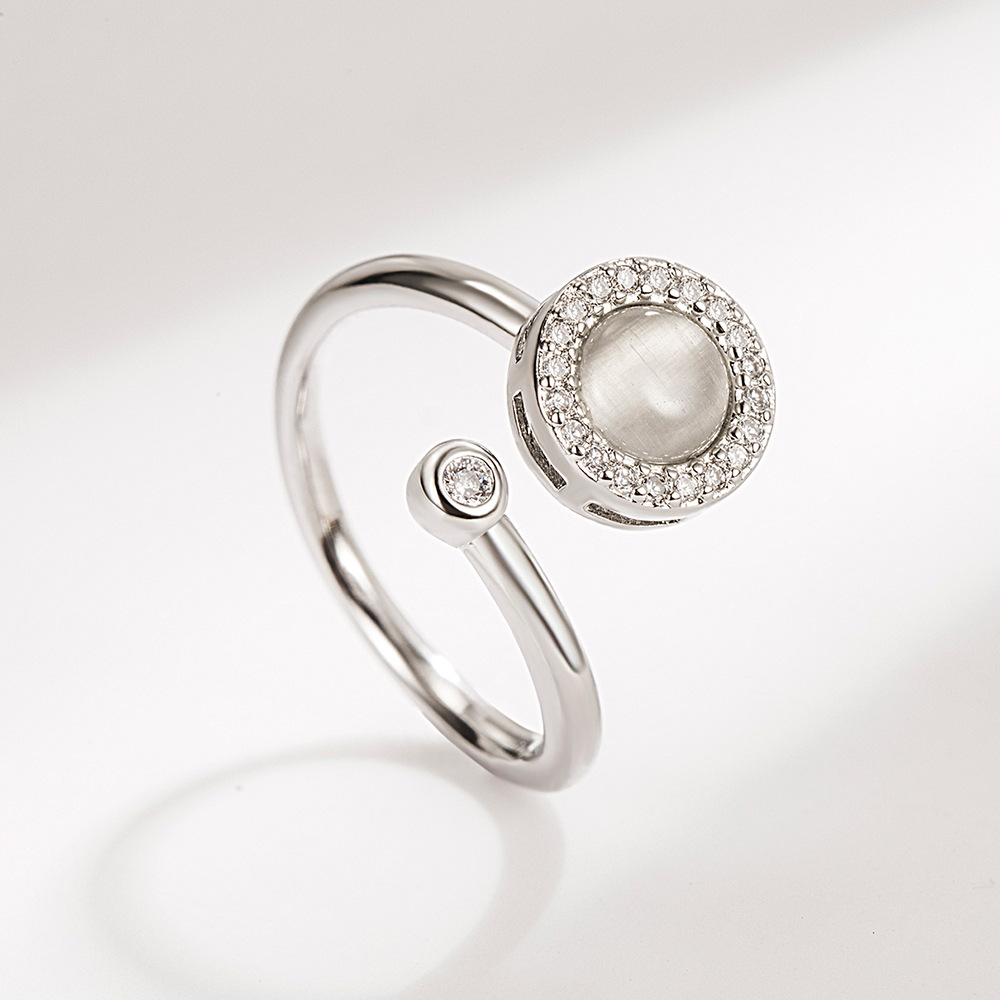 Q164/구리 도금 화이트 골드