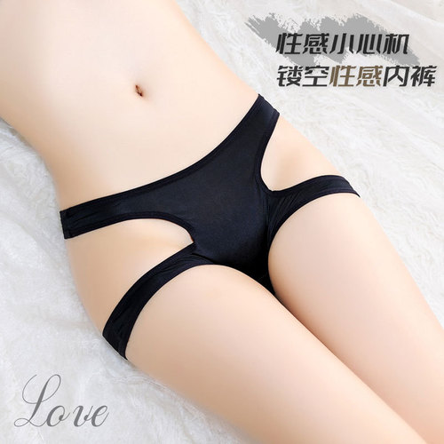 Women's Summer Sexy Tempting Charming Thin Breathable Low-Waist Invisible Mesh Hollow Korean Style