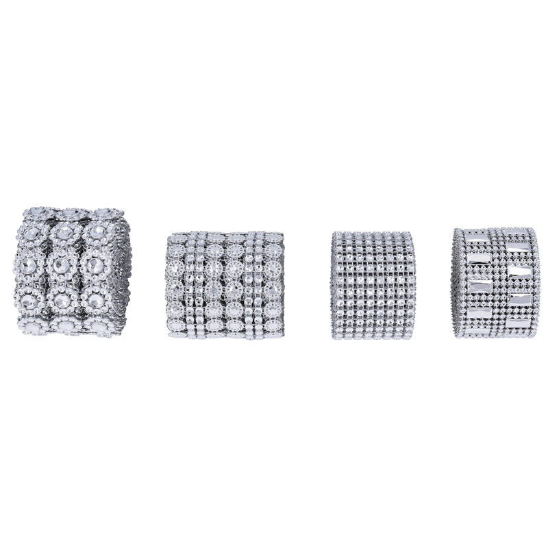 Amazon accesorios de ropa taladro de red taladro de zapatos bolsas taladro galvanizado taladro de línea hueca decoración de botellas de vela