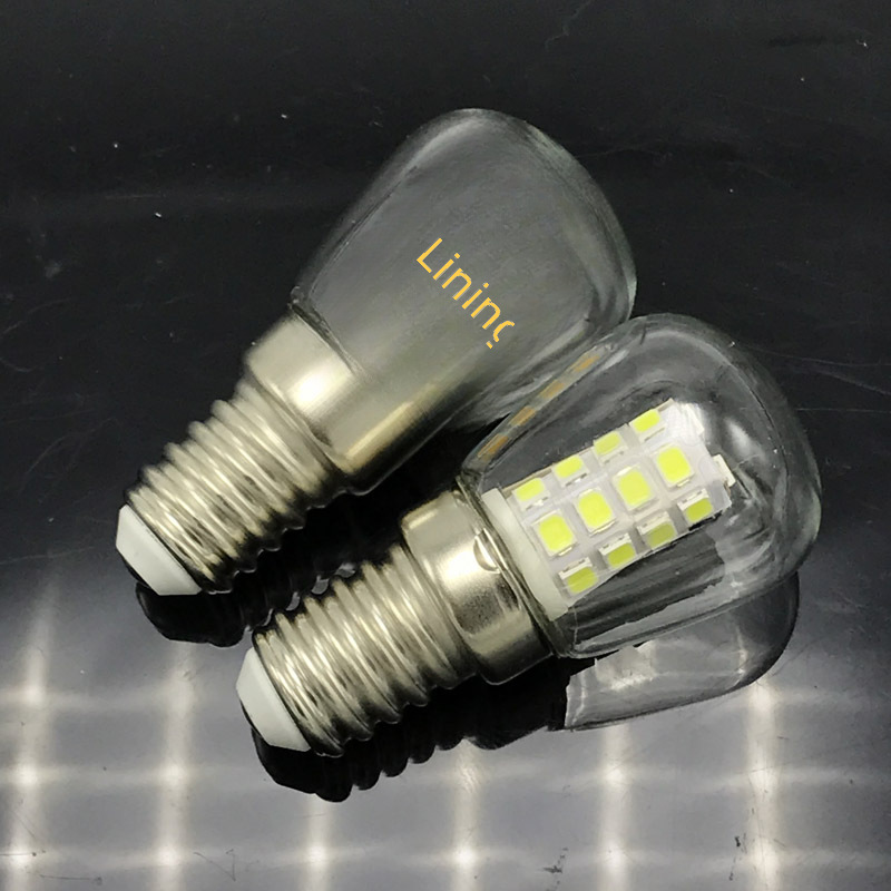 LED refrigerator light E14 small screw base micro light bulb sewing machine small ball bulb 3W 220V LED light source factory wholesale