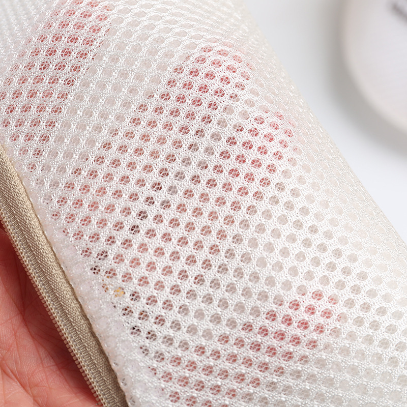 Bolsa de lavado para ropa interior de sándwich grueso bolsa de lavado de poliéster para lavadora bolsa de lavado de malla gruesa bolsa de lavado de bra anti-deformación