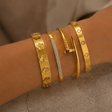 �W�����u�r�в��P䓽�ɫ���C������ɫ18K���P����gold bangles