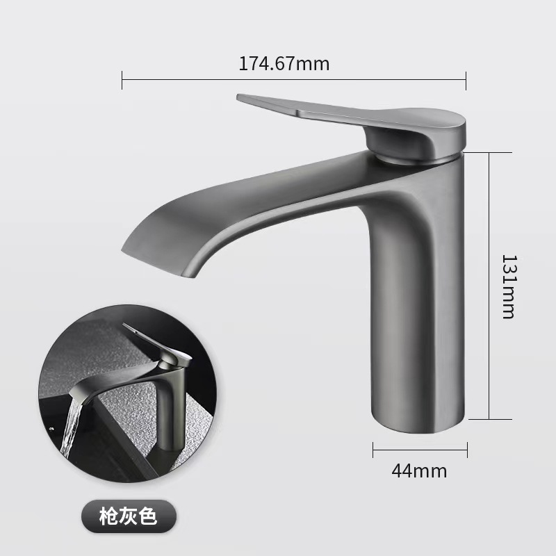 Grifos anti-spillado de la bañera Jumping Seer con doble control de calor y frío con núcleo de cerámica Grifos transfronterizos de lavabo de mesa