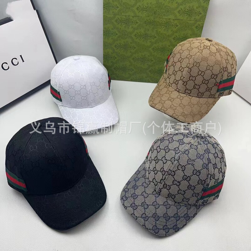 Cross-border Jindian men's and women's hard-top baseball cap side letter G embroidery fashion Joker sunshade cap wholesale