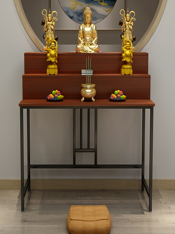 佛龛现代轻奢供桌香案家用佛柜供佛台简易供台新中式立柜白色多层