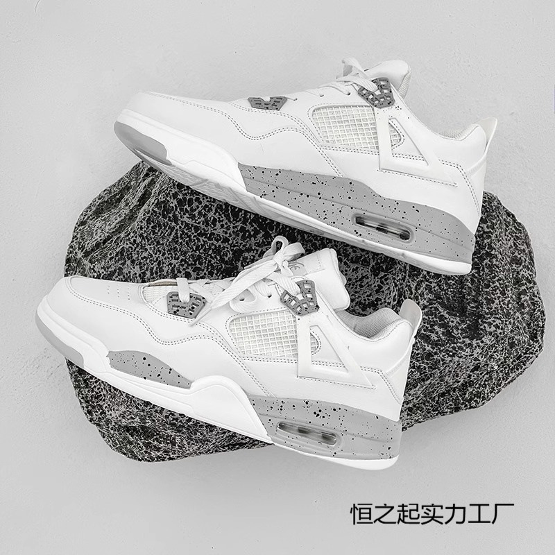 Putian Shoes Nike Aj4 Basketball Shoes Men's Shoes White Shoes Air Force Sports Casual Shoes Couples Student Shoes