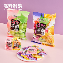 Tengyeo Fruit Jelly 288g Dual Flavor Absorbent Konjac Jelly - White Peach, Mango, Grape & Blackcurrant - Leisure Snack