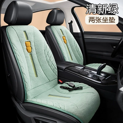 Multi-function pad – car pad wholesale - 12v-universal-dls-leshan-rabbit-hair-fresh-green-two-seater