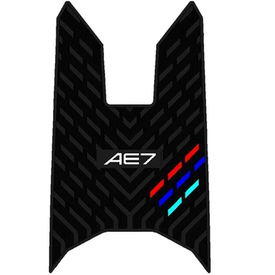 Polar Core Ae7/Ae7Pro Three-Stripe Rubber: Motorcycle pedals