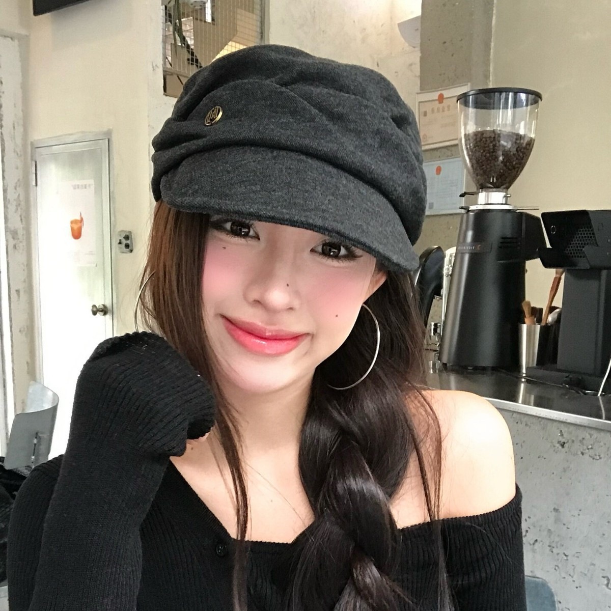 여성 뉴스보이캡 빈티지 주름 코튼 헌팅캡 7cm 챙 조절 가능 봄가을 베레모