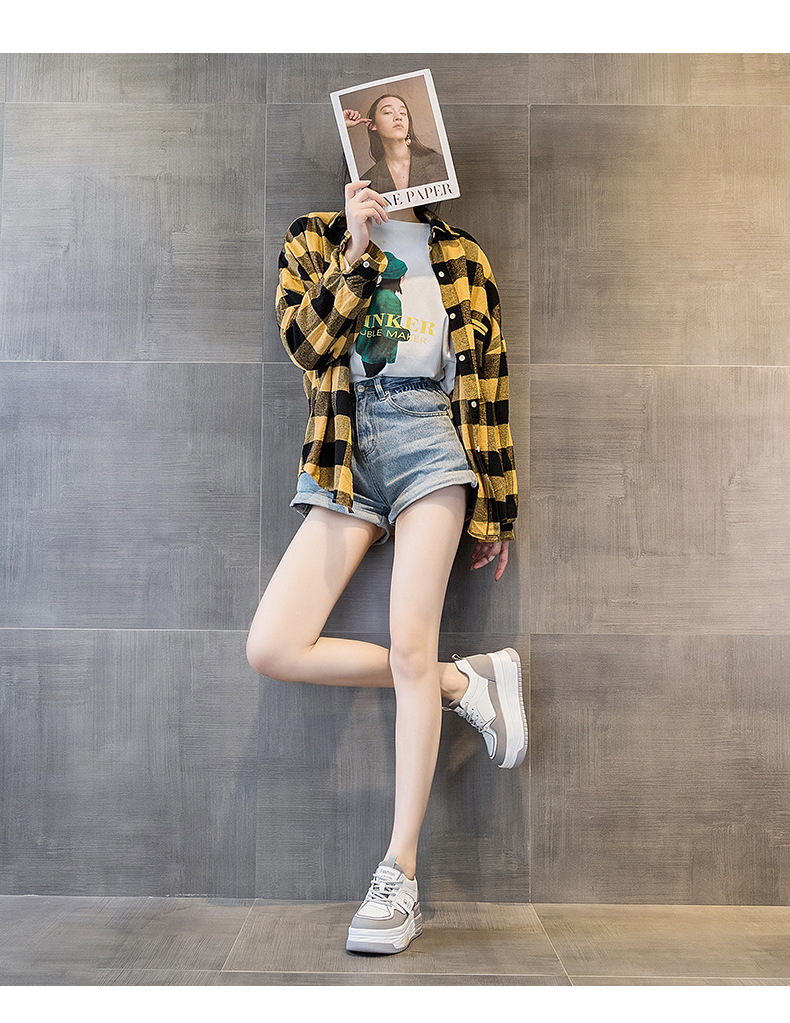 2025 Spring New Style Height-Increasing White Single Shoes Full Leather Thick Sole Casual Fashion Versatile Women's_vogvips.com