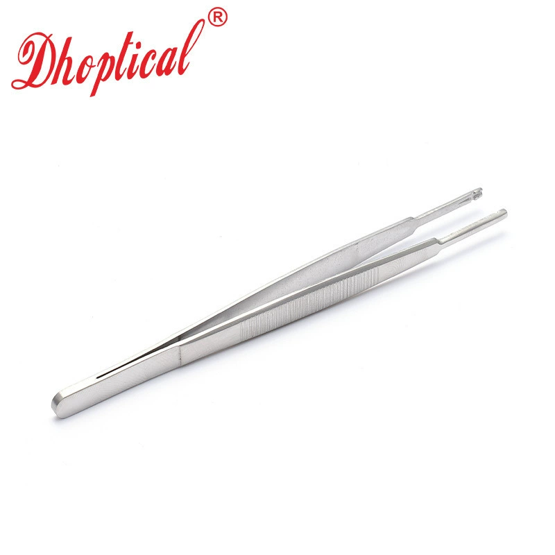 Glasses, auxiliary tweezers