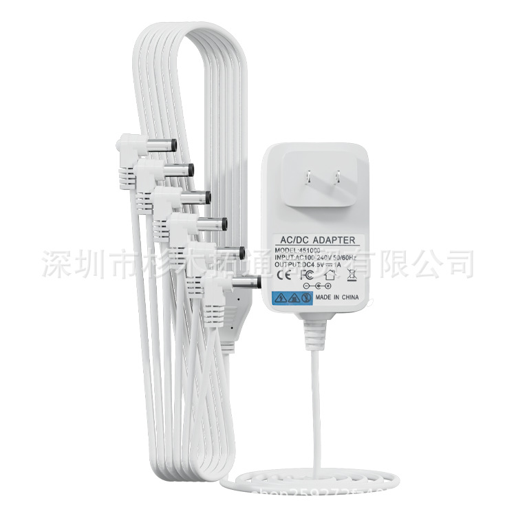 4.5V圣诞万圣节树灯微型照明建筑装饰电源适配器（6个白色输）