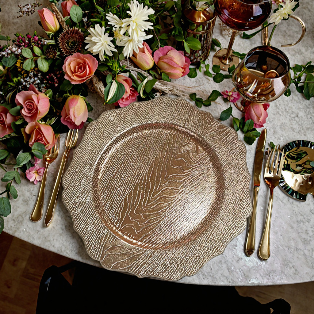 Fábrica de suministro de platos europeos de alto valor de fruta al por mayor regalos para clientes de fruta placa de carga