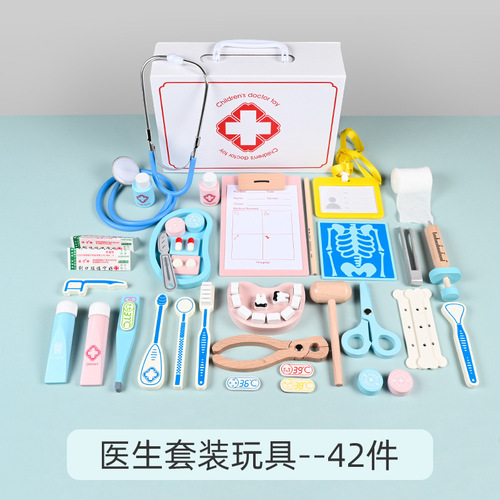 Children's early education simulation play house medical dentist toy injection doctor role play set