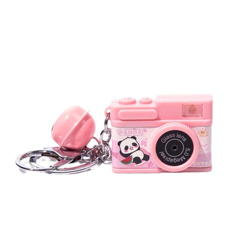 Mini cartoon camera simulation card sparkling toy ornaments decoration luggage pendant claw machine pendant gift