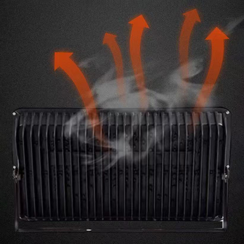 lámpara de inundación de condensador LED plaza al aire libre sitio de construcción alto poste de iluminación faro al aire libre campo azul de fútbol luz de inundación