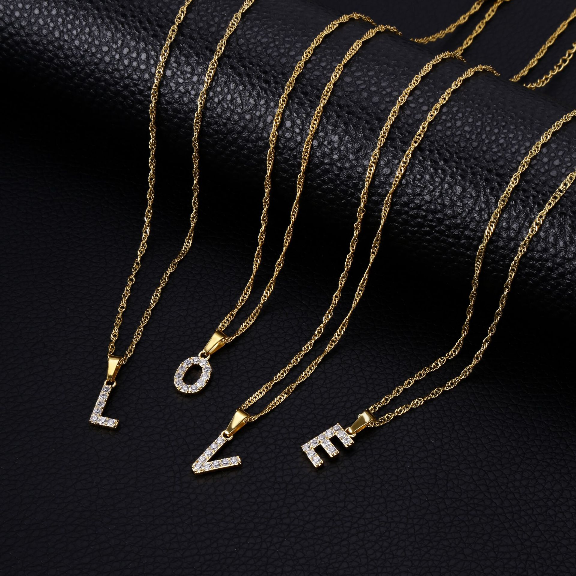 Holiday, Daily Occasion Real Gold Plated Constellation 304 Stainless Steel Simple Style Classic Style Waterproof Non Tarnish 304 Stainless Steel Pendant Necklace