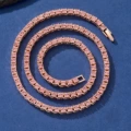 Rose gold pink diamond 4mm