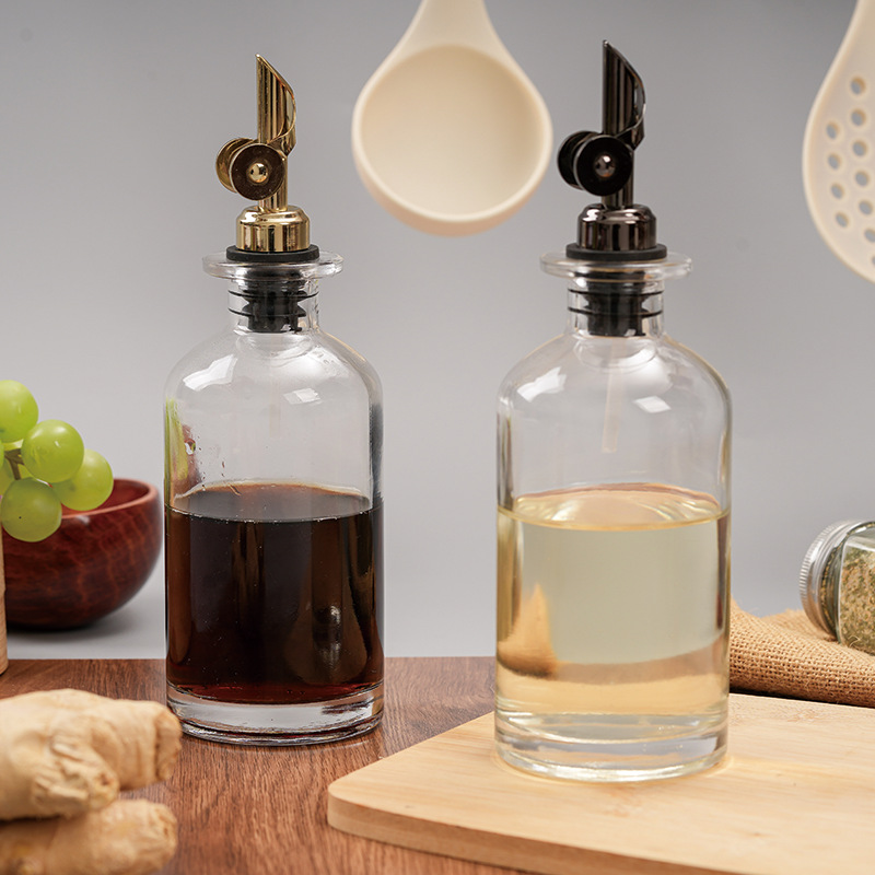 Wholesale Amazon Oil Dispenser, Household Automatic Open-and-Close Large-Capacity Leak-Proof Oil Bottle—No Drip, No Sticky Residue—Glass Oil Dispenser