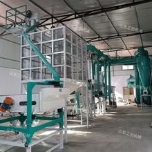 新型全自动碾米机组合一体机 60吨大米水稻生产加工成套产线设备