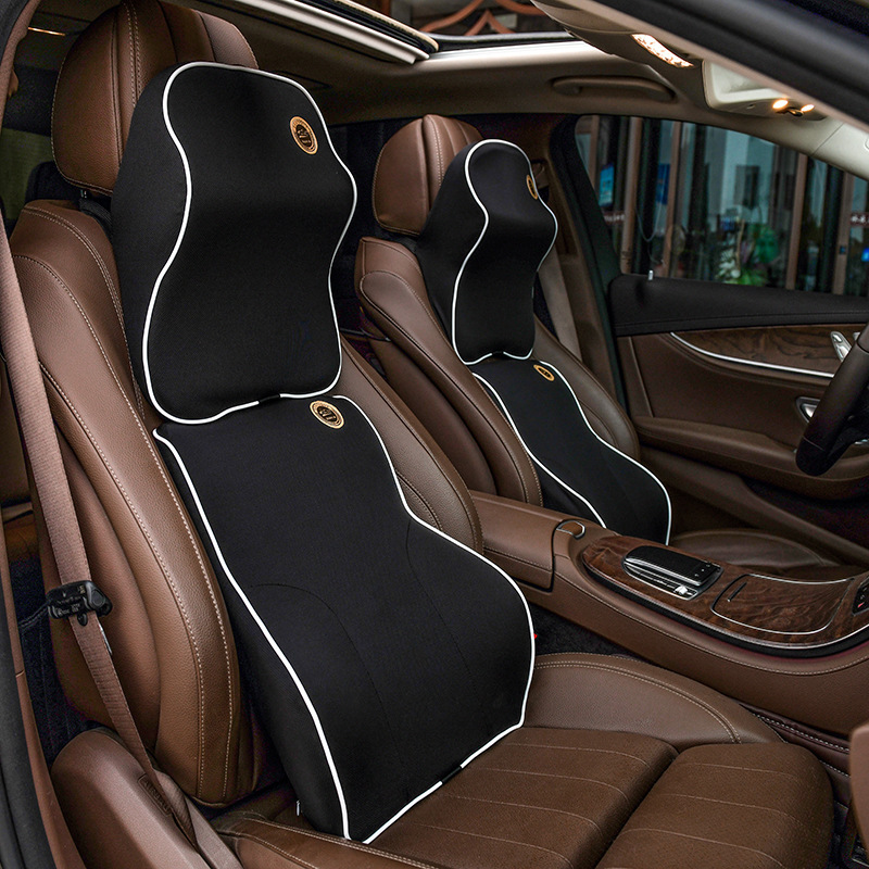 자동차 허리 지원 허리 지원 자동차 좌석 뒤 쿠션 메모리 폼 허리 지원 허리 쿠션 포시즌 스폰지 허리 베개