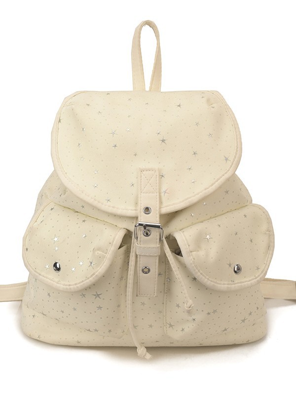 Mochila simple de gran capacidad para mujeres 2026 primavera nueva moda viaje mochila casual mochila universitaria simple