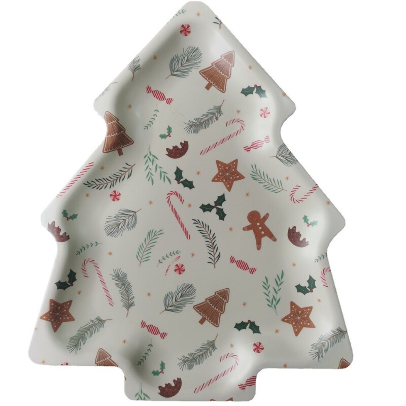 Melamine Tableware Christmas Tree Dinner Plate Melamine Tray Creative Holiday Gift Melamine Tableware Christmas Tree Dinner Plate Melamine Tray Creative Holiday Gift