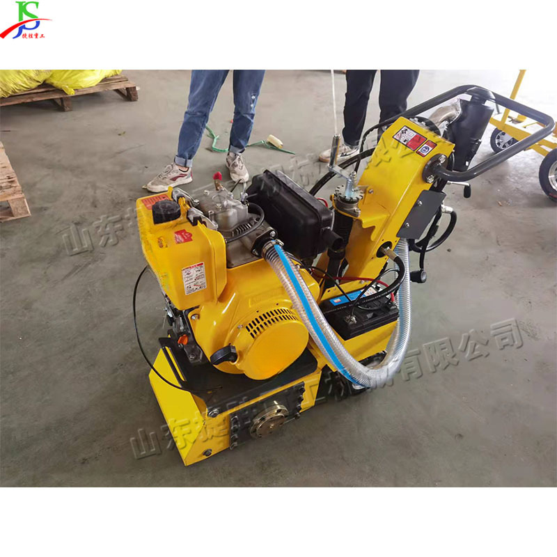 Máquina de eliminación de marcado de pavimento pista de identificación de daños por residuos máquina de marcado de fresado equipo de limpieza de marcado de cepillado