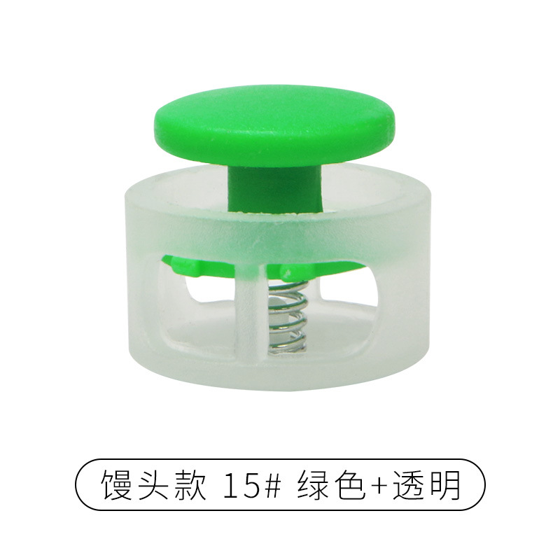 Rebecca primavera hebilla de plástico solo agujero ajuste botón campana tapa doble agujero hebilla de cuerda redonda negro cerdo hebilla de la nariz