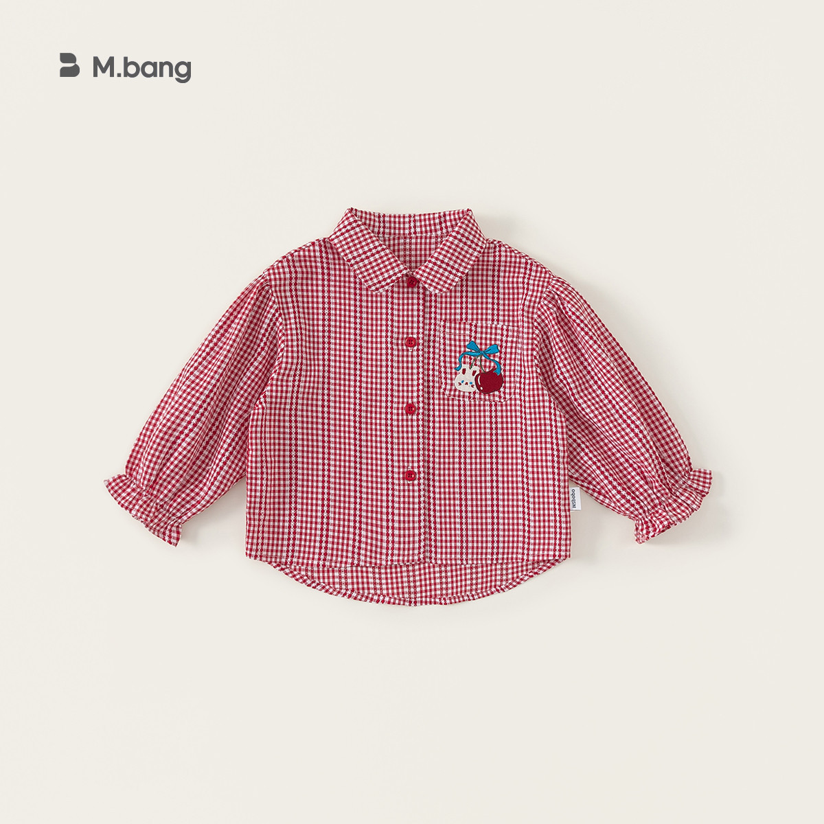 Yoobao ropa infantil camisa a cuadros de niñas 2025 nueva ropa de primavera para niños camisa universal camisa de bebé con solapa