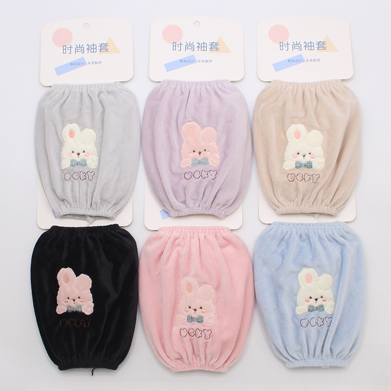 2026 new student arm warmers, featuring cute cartoon embroidery and adorable rabbit designs, perfect for autumn and winter, wholesale available 2026 new student arm warmers, featuring cute cartoon embroidery and adorable rabbit designs, perfect for autumn and winter, wholesale available