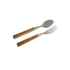 Set stainless steel, tableware, spoon, fork, simple and elegant design, 3 piece set