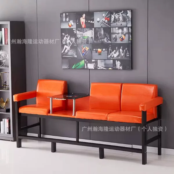 Billiard Sofa Manufacturer Ready-Made Simple Sofa Coffee Table Combination Billiard Hall Viewing Chair Light Luxury Billiard Viewing Chair