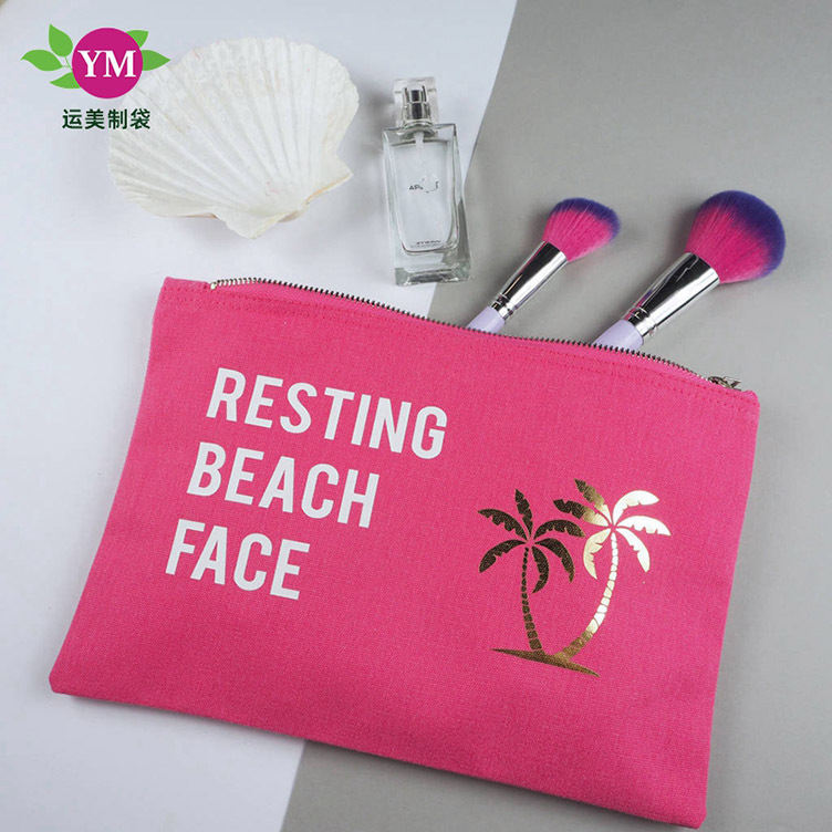 厂家直供棉布零钱包 棉布袋 手提帆布袋拉链袋 牛津布拉链袋