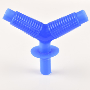 Manufacturer Wholesale Silicone Drain Floor Drain Tee Bathroom Washing Machine Basin Dishwasher Drain Pipe Elbow Joint