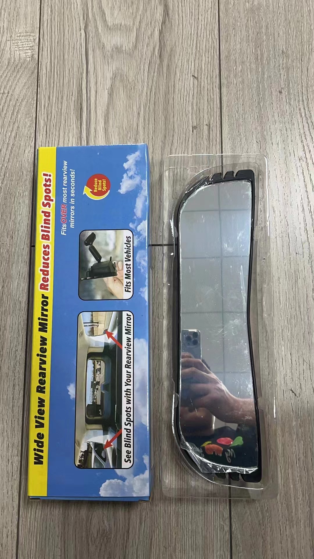 Car Auxiliary Mirror Wide View Rearview Mirror Reversing Wide Angle Mirror