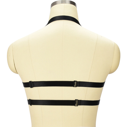 Summer new fashion sexy hollow strap top European and American versatile solid color foreign trade bamboo elastic band bra for women