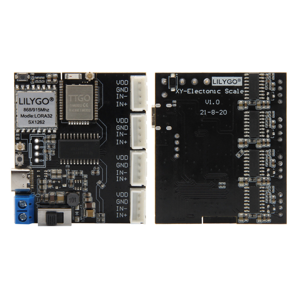 LILYGO® TTGO T-weigh  Lora称重 4路 HX711 ESP32 IOT称重