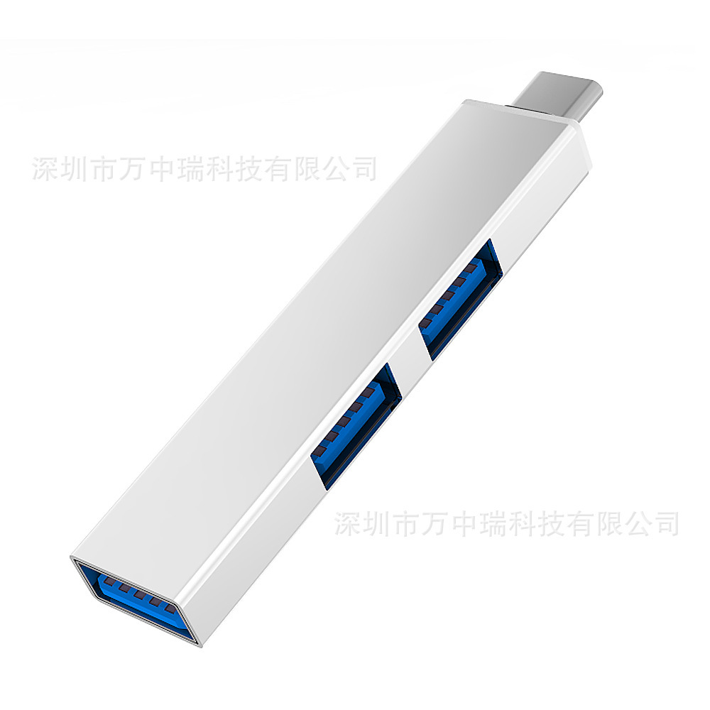 Extensor usbhub Cuatro en Uno concentrador typec muelle de expansión uno a cuatro divisor de computadora estación de acoplamiento