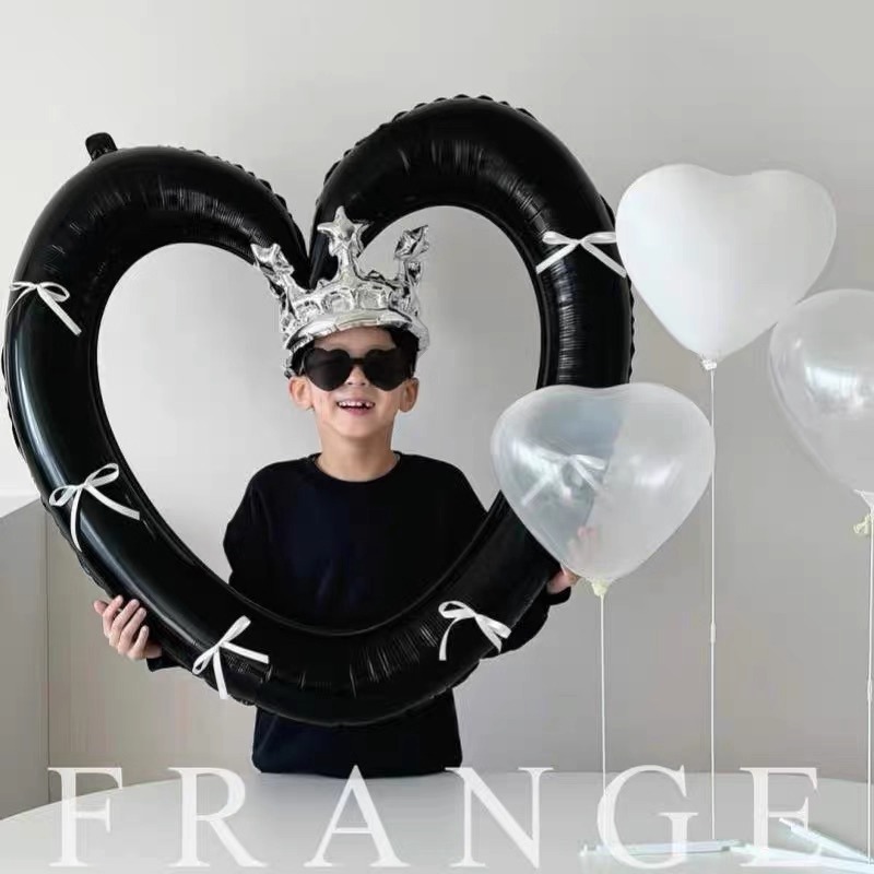 Herz Bilderrahmen Ballon Für Kindergeburtstag Party Deko_voghion.com