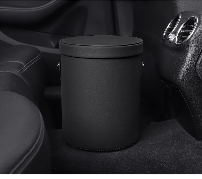 Car trash can car storage bucket car storage portable large capacity storage box interior decoration supplies