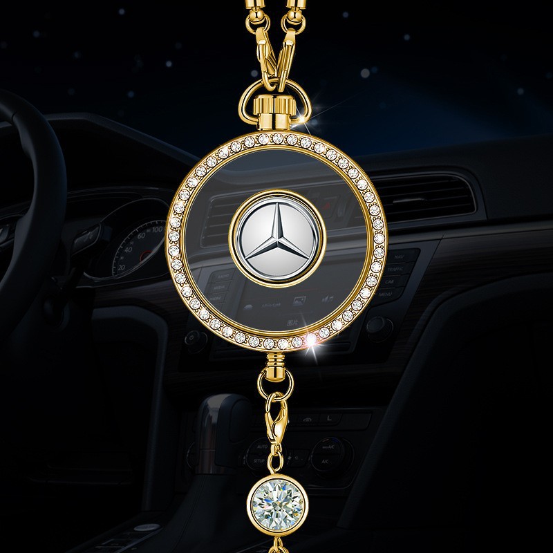 골드 다이아몬드 장식 합금 펜던트 (케이스 포장) [다른 차종 문의] 기본 벤츠