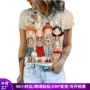 印花外贸女士数码t恤