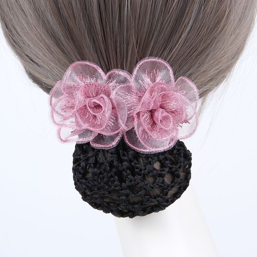 Nurse's flower girl, fresh and fresh, professional hair net, bank hospital, hotel waiter's hair net bag at work