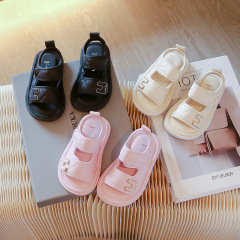 女童鞋子兒童運動涼鞋2025新款夏季夏款女孩大童軟底沙灘男童