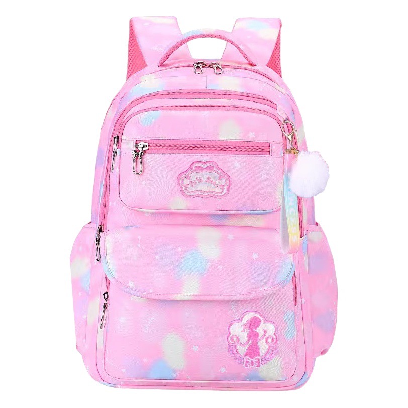 2024 nuevos bolsos para niños para hombres y mujeres, protectores de la columna, refrigeradores abiertos, mochilas escolares para estudiantes de primaria, lindos mochilas degradados, fábrica al por mayor