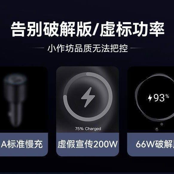 Car-mounted six-in-one multifunctional fast-charging charger USB adapter universal mobile phone charger