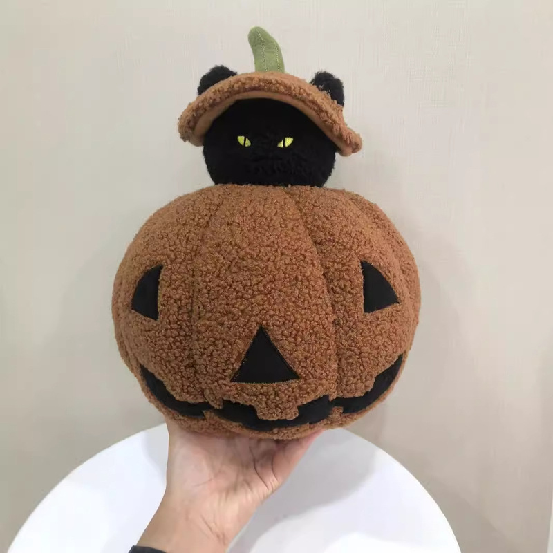 新品Peek a Boo Cat Ghost pillowhalloよもとしたハロウィーンぬいぐるみ|undefined